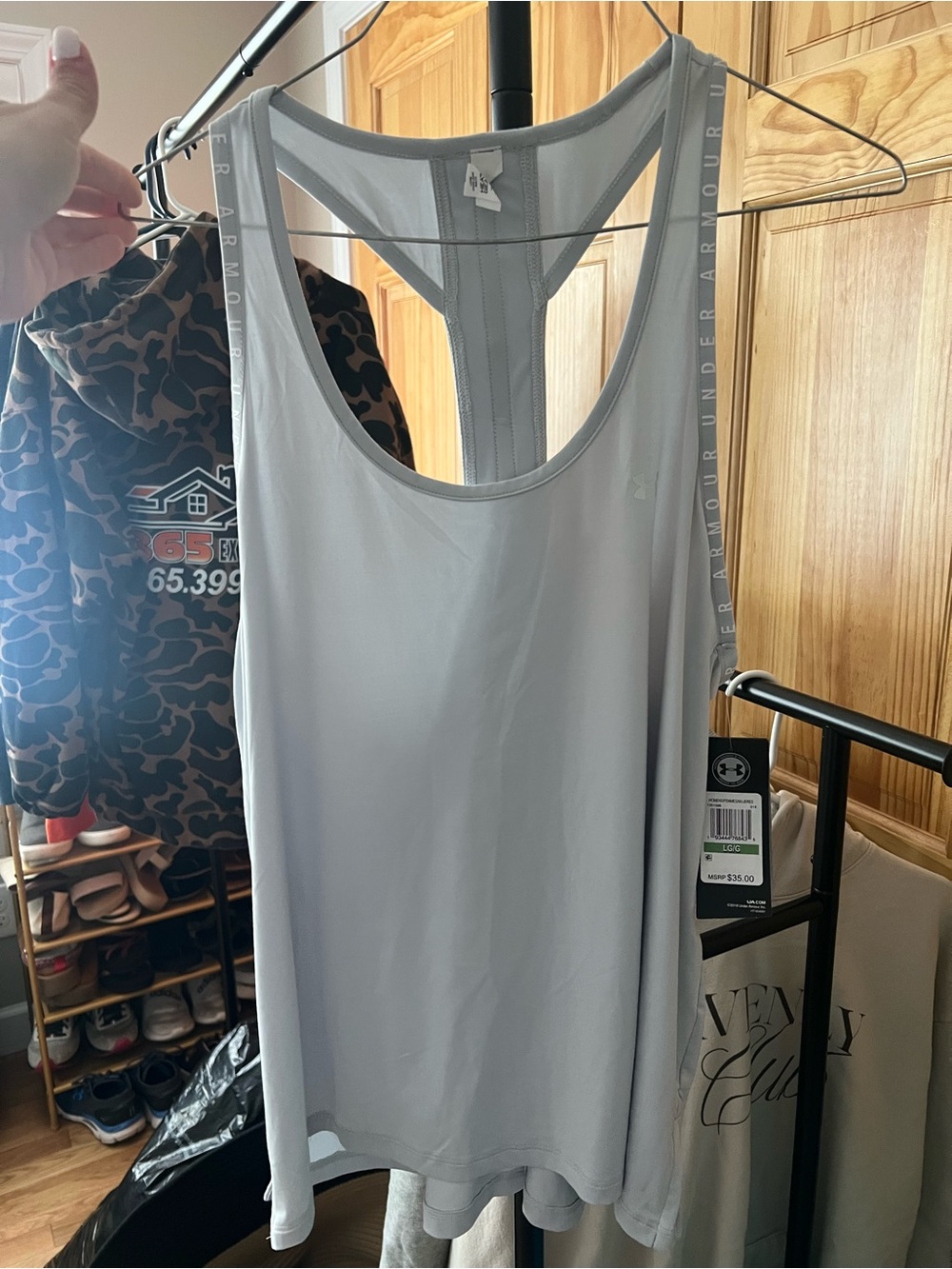 LG Light Gray Athletic Tank Top